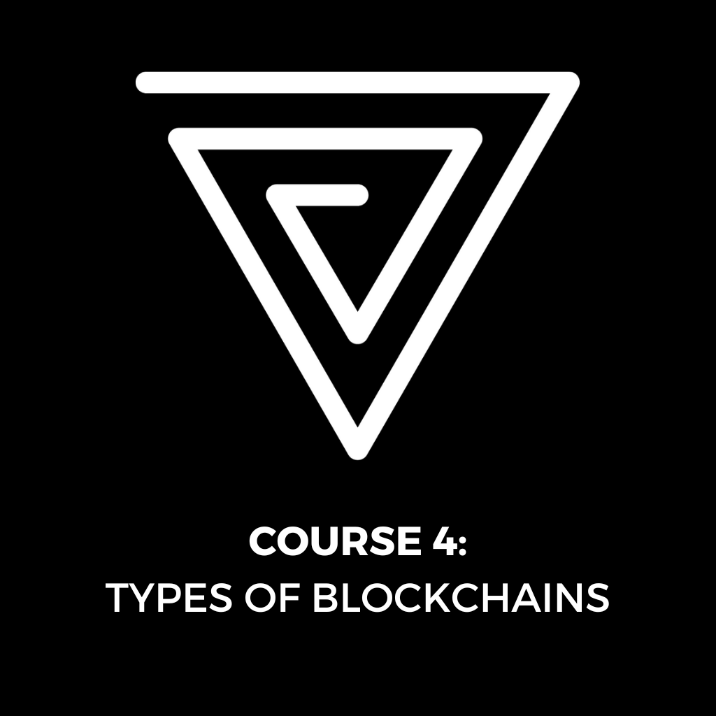 COURSE 4: TYPES OF BLOCKCHAINS