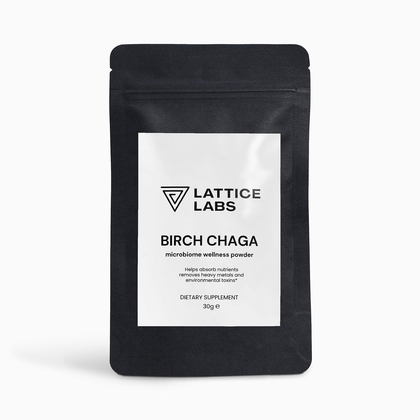 Lattice Labs Birch Chaga Microbiome Wellness Powder