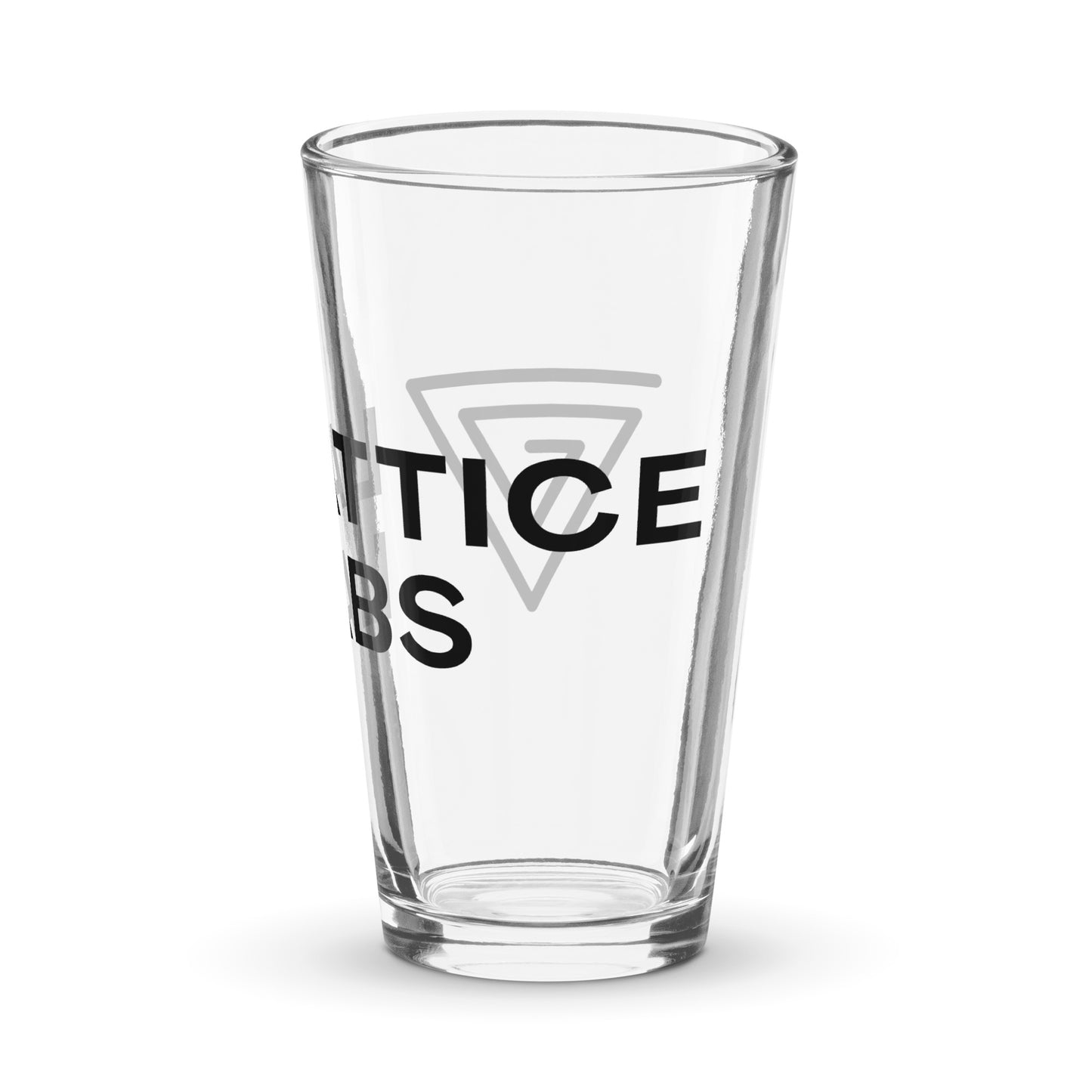 Lattice Labs pint glass